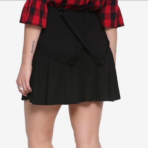Hot Topic Suspender skater skirt S - Picture 1 of 5
